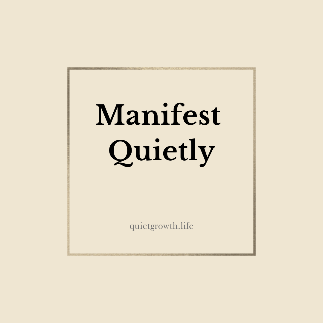Manifest Quietly - 30 Affirmation Cards