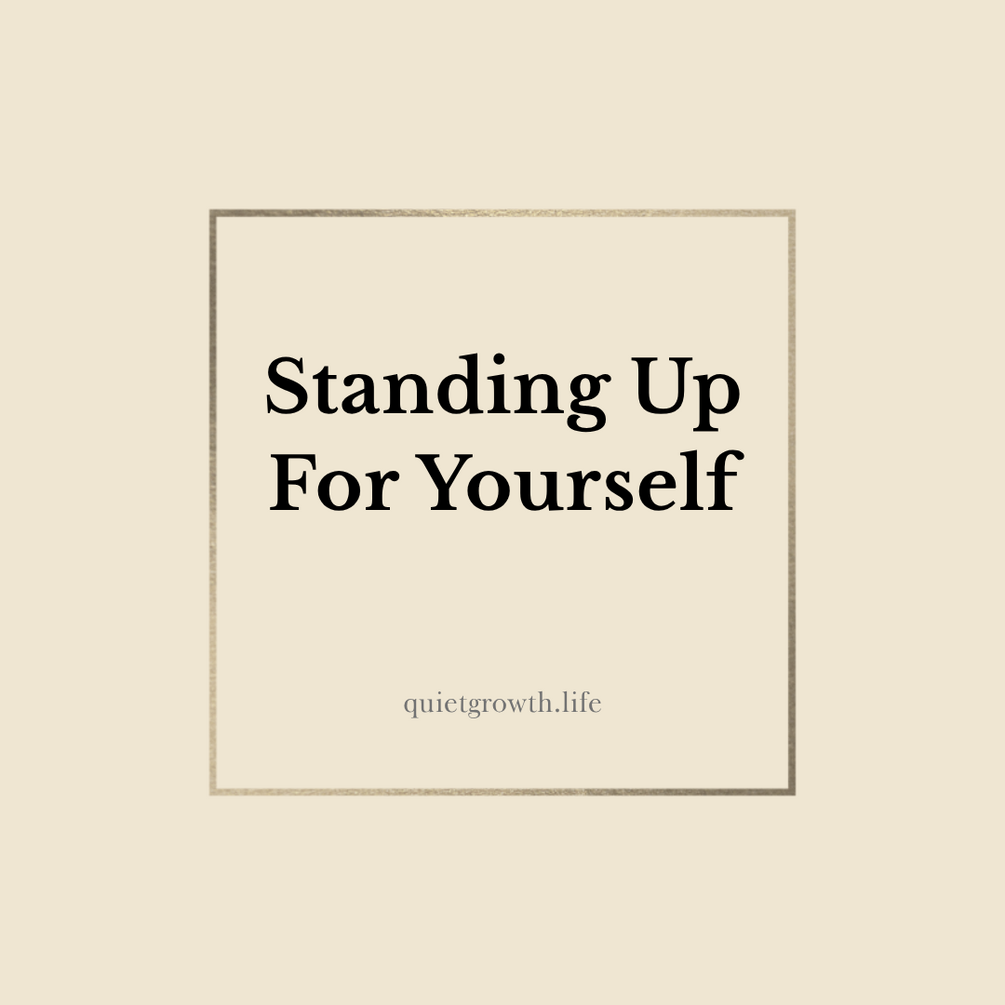 Standing Up For Yourself At Work