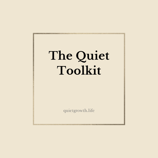 The Quiet Toolkit - 30 two-minute resets for an overloaded nervous system