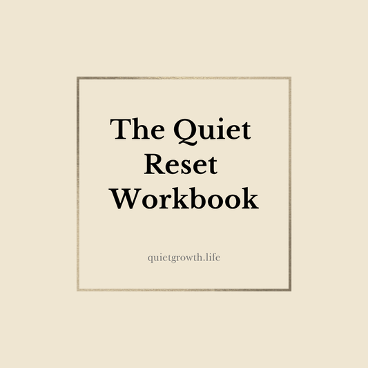 The Quiet Reset — A Workbook for Burnout Recovery and Mental Rebuilding